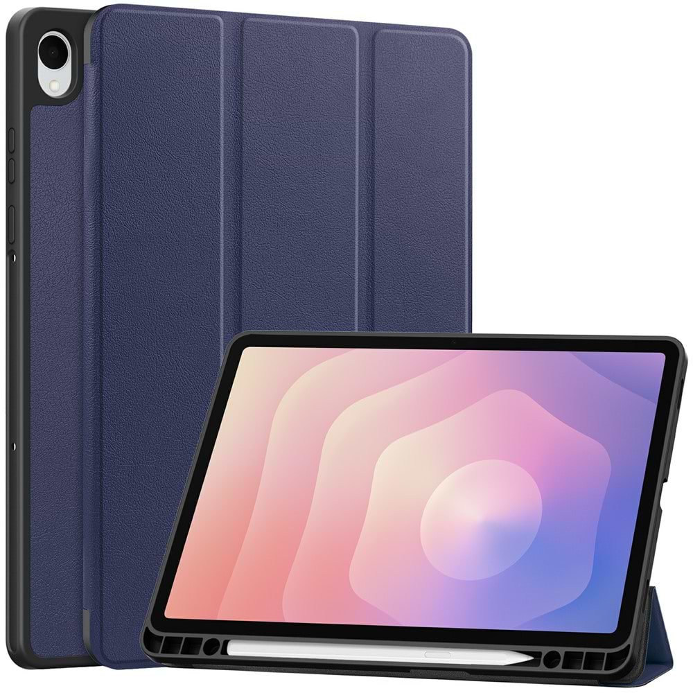 Чохол для планшета BeCover Flexible TPU Mate з кріпленням for Samsung Galaxy Tab S11 (SM-X730/X736) 11" Deep Blue (715579)
